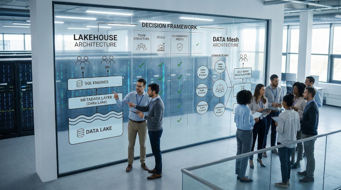 Lakehouse vs. Data Mesh: Choosing the Right Architecture Pattern
